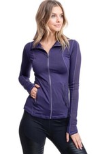 La Society Fitted Jacket Navy/purple Xs