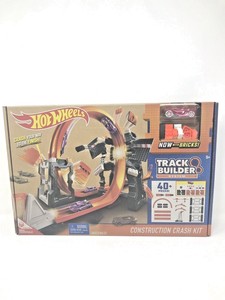 hot wheels track builder system construction crash kit