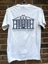 Old Plantation Apparel T-Shirt White Benson, NC NWOT SZ Small Southern South