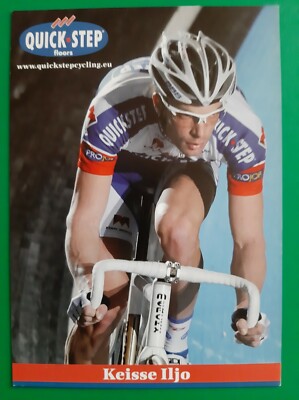 CYCLING cycling card ILJO KEISSE team QUICK STEP floors 2011