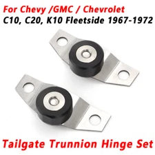 Stainless Tailgate Trunnion Hinge Set For Chevy Chevrolet Blazer Jimmy 1967-1972