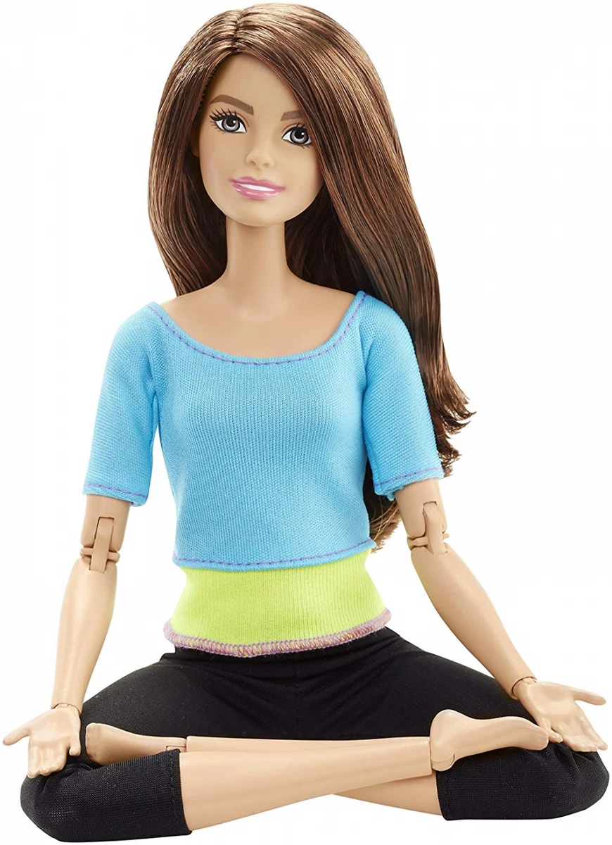 Buy Barbie Made to Move - (brunette) in green yoga outfit (GXF05) from  £18.49 (Today) – Best Deals on