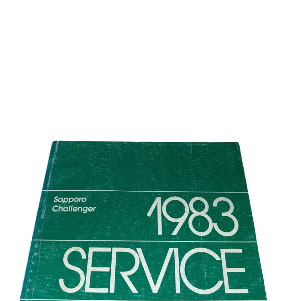 Dodge Plymouth Sapporo Challenger 1983 de colección manual de reparación de taller de servicio de concesionario Foto 3 de 4