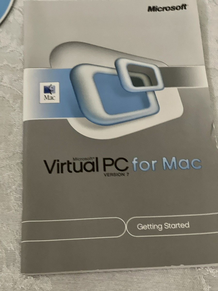 Macintosh Virtual PC Version 7 for Mac Software Install CD w