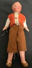 3.5” Hertwig German Miniature Doll Painted Bisque Ethnic Antique Boy Jointed — photo 4