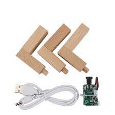 DIY Moon Light Board Wooden Bracket Kit for Dual/RGB16 Colors Bedside Lamp