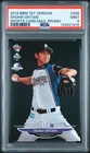 2013 Bbm 1st Version #208 Shohei Ohtani Sports Card Mag. Promo PSA 9