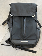 Brooks England Pitfield Flaptop Backpack Black 24/28 L