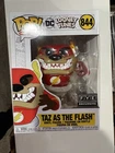 Funko Pop! Vinyl Looney Tunes Taz as The Flash #844 FYE Exclusive Figure