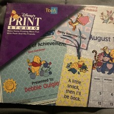 Disney's Print Studio Pooh CD-ROM Set PC Compatible