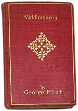 Vintage Middlemarch by George Eliot Red Cloth Hardcover Rand McNally Library Cop