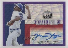 2019 Leaf Metal Draft State Pride Purple Wave 11/15 Matt Thompson Auto 1kk