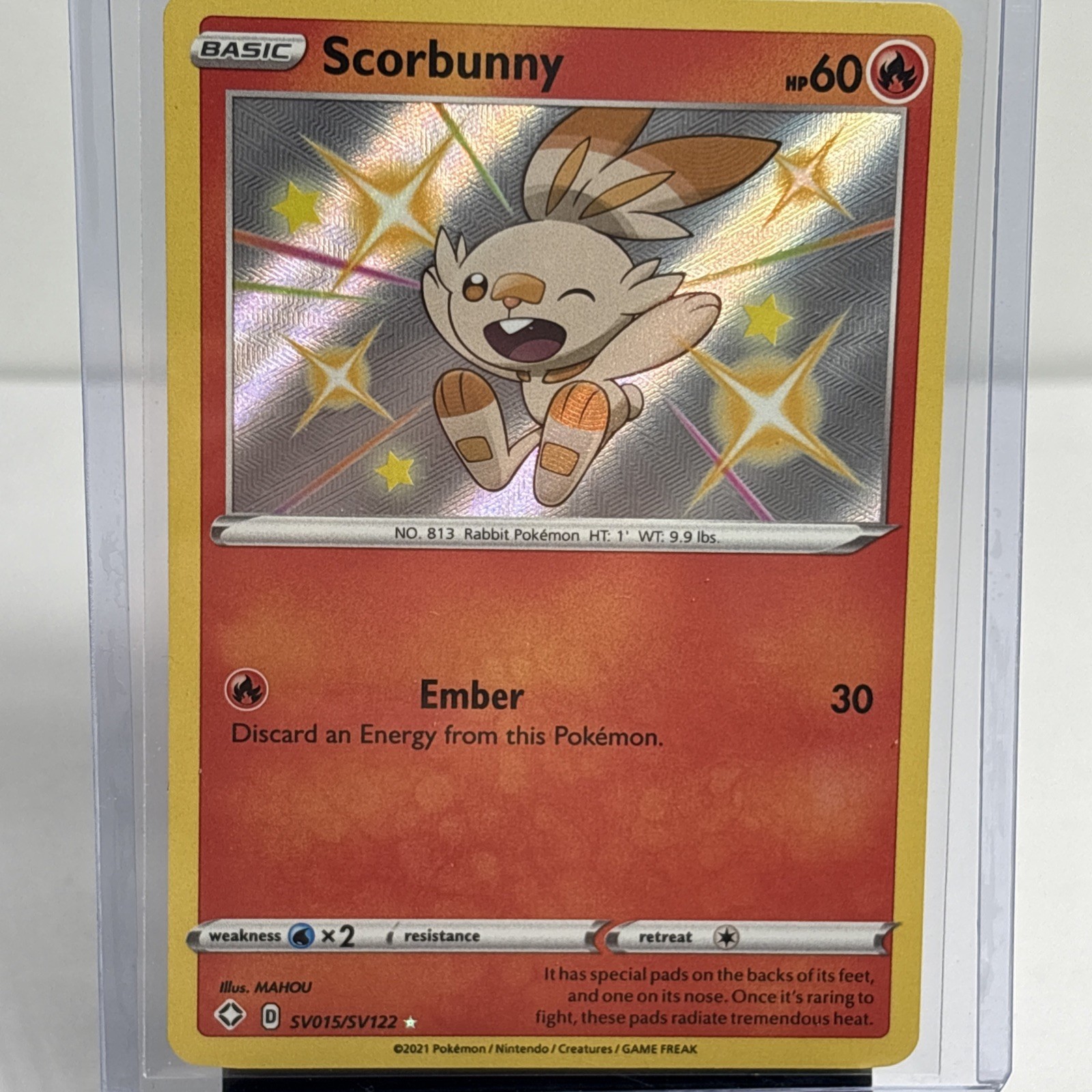 💥Scorbunny SV015/SV122 Shining Fates: Shiny Vault Holo