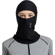 Buff Unisex Hinged Thermone Solid Balaclava - Black - OS