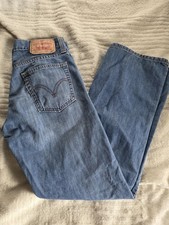 Levi's 527 Women's Bootcut Jeans 29x30 Blue Denim
