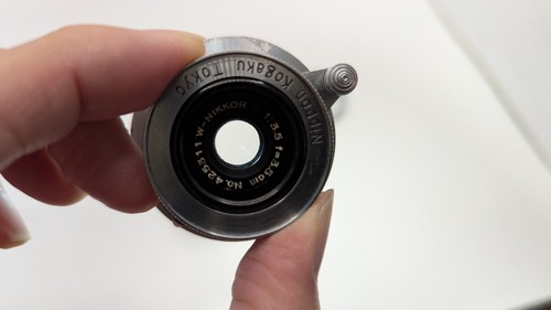 【N.MINT LTM】Nikon W-Nikkor C 3.5cm 35mm f3.5 L39 Lente de tornillo Leica de... - Imagen 16 de 23