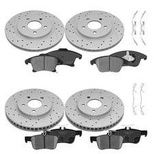 12pc Brake Rotors Ceramic Pads Ford Fusion 13-19 Lincoln MKZ Hybrid 13-16