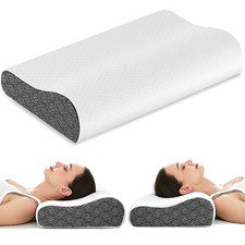 Memory Foam Pillows for Neck Pain Relief, Cooling Neck Pillow for Sleeping, E...