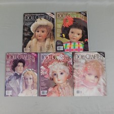 5pc Vintage Doll Crafter Magazine 1993 - With All Patterns 9174