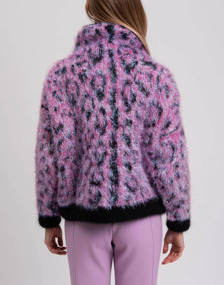 RRP€1950 DOLCE & GABBANA Fuzzy Jumper IT38 US2 UK6 XS Angora Mohair & Wool Blend - Image 4 of 4