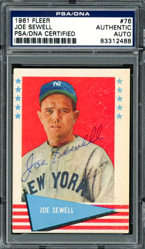 1961 Joe Sewell #76