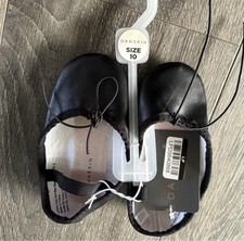 Danskin Unisex Black Ballet Shoes Size 10 Dance Footwear LPD5640868