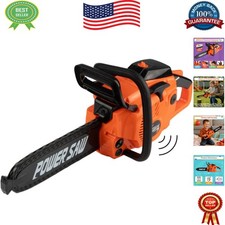Battery-Powered Toy Chainsaw for Kids with Realistic Sounds  Rotating Chain