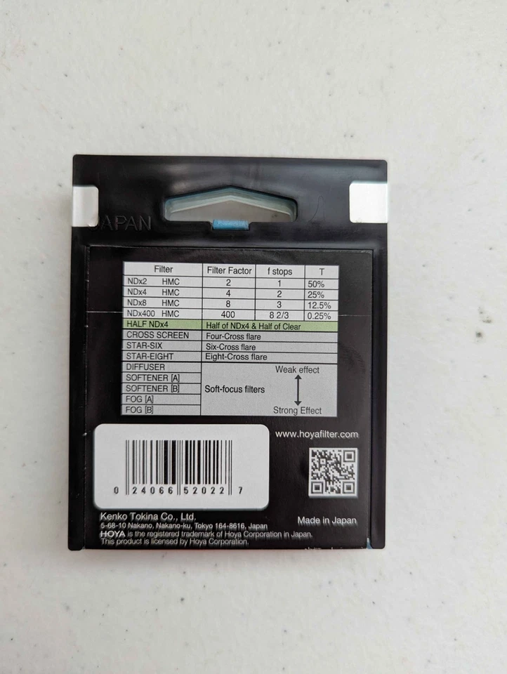 Hoya Cross Screen 52mm Filter Digital SLR & HDSLR - Image 2 of 2