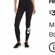 Nike Black High-Waisted Leggings