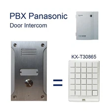Tador DoorSonic door phone intercom = same KX-T30865 original Panasonic panel.