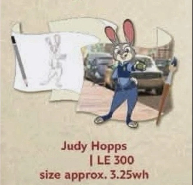 Disney WDI MOG Off The Page Judy Hopps Pin LE 300 confirmed
