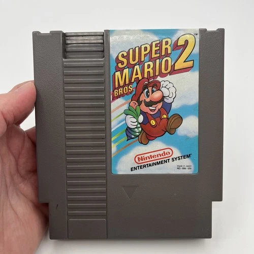 NICE Vintage Classic Super Mario Bros 2 Cartridge NES Nintendo Video Game Tested