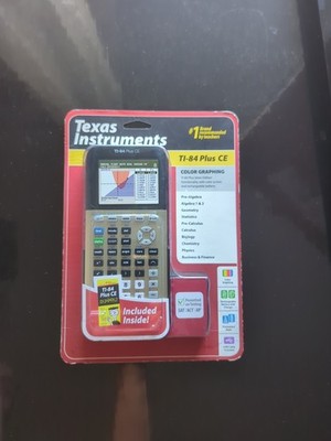 Texas Instruments TI-84 Plus CE Gold Grafikfähiger Taschenrechner Neu