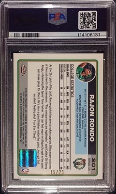 NBA Card PSA10 Rajon Rondo RC Auto Sign | eBay
