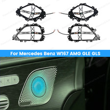 64 Farben F&uuml;r Mercedes GLE GLS W167 LED Lautsprecherabdeckung Hocht&ouml;ner mit