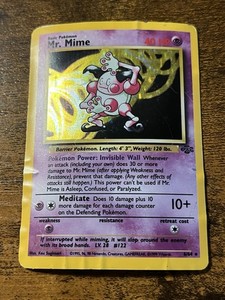 Mr. Mime 6/64 Jungle Holo Rare Pokemon TCG