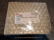 VS015-1760X 7mL Clear Screw Vial, 17 x 60mm, 15-425 Thread (PK of 100)