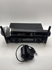 Gemini UHF-6200M Dual Channel Handheld UHF Wi...