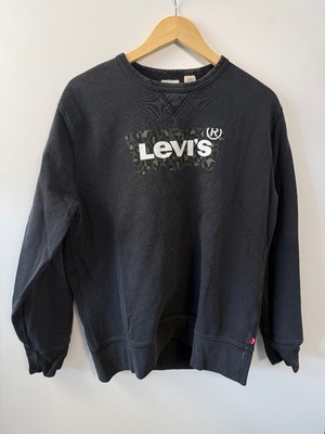 Vintage Pullover Levis Gr.L schwarz Top Zustand Unisex