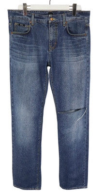 Hugo Boss Kansas Herrenjeans W34/L34 Regular Fit Reißverschluss Fly Fade Effekt