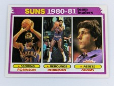 1981-82 Topps #60 Leonard Robinson / Alvan Adams Phoenix Suns Card