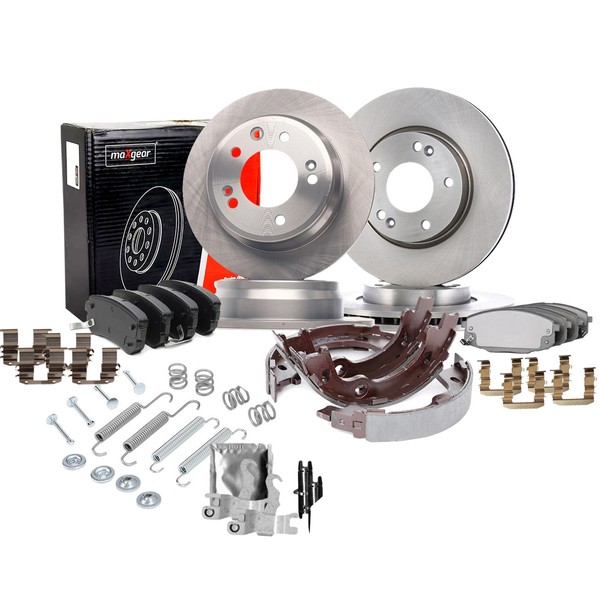 Maxgear Bremsscheiben BeläGe Bremsbacken Rep-Satz FüR Hyundai I30 FD KIA Ceed ED-image