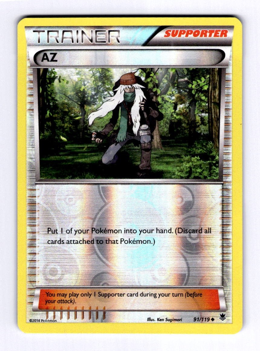 AZ XY - Phantom Forces #91 (2014) Uncommon Reverse Holo NM Pokemon