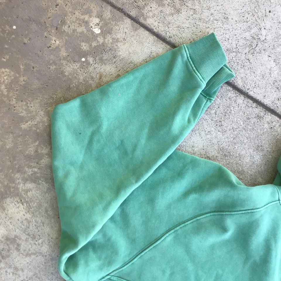 Merrell Mujeres 2XL 1/2 Cremallera Sudadera Manga Larga Polar Suéter Verde Con Capucha Foto 2 de 4