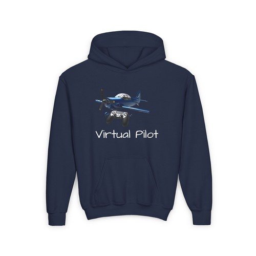 Flight Simmer Hoodie, Aviation Enthusiast Sweatshirt, Pilot Gift, Airplane Lover - Picture 12 of 13