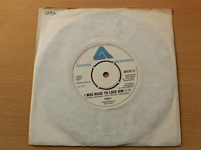 EX- !! Fancy/I Was Made To Love Him/1975 Arista 7'' Single