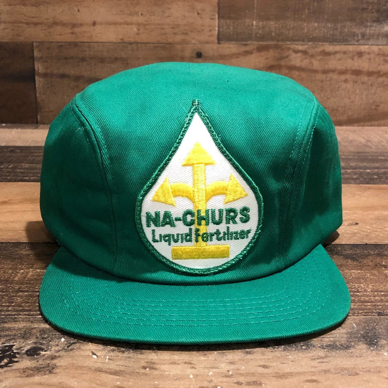 Vintage Na-Churs Hat Cap Ear Flap Insulated Mens Green Medium Winter - READ