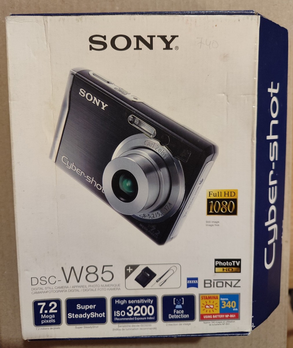 Camera Sony Cyber-shot DSC-W85 7.2MP Black Digital Camera Camera Sony Cyber-shot DSC-W85 7.2MP Black Digital Camera