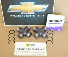 1973-1991 Chevy K5 Blazer K10 K20 Front 4x4 Axle Shaft U Joints 2 Each