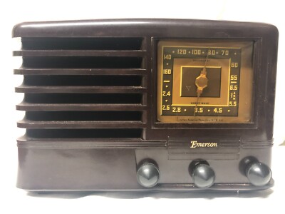 ANTIQUE Vintage RARE EMERSON MODEL CG268 TUBE RADIO | eBay